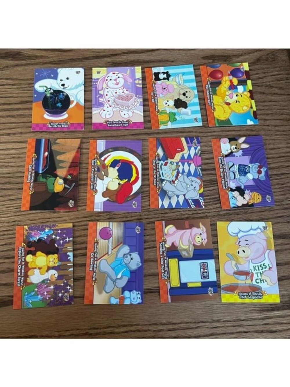 Webkinz Set of 12 Card Lot